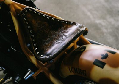 close-up of motorcycle