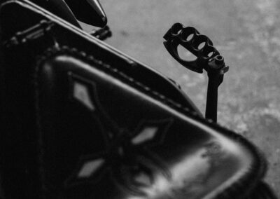 close-up of motorcycle