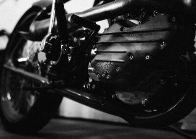 close-up of motorcycle