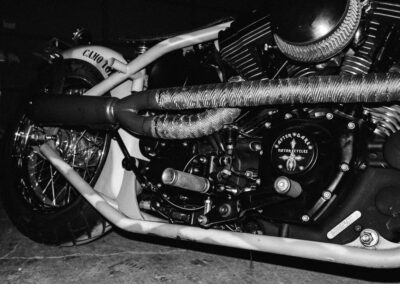 close-up of motorcycle